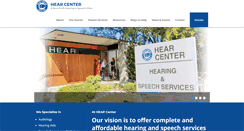 Desktop Screenshot of hearcenter.org